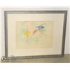 Image 1 : ORIGINAL SIGNED WATERCOLOR OF BALLERINAS