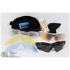 Image 1 : SPORTS SUNGLASSES WITH EXTRA LENSES AND