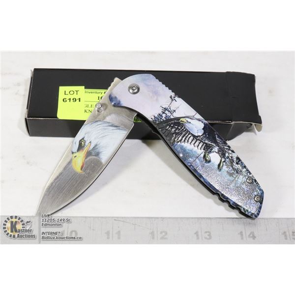 NEW EAGLE THEMED FOLDING POCKET KNIFE