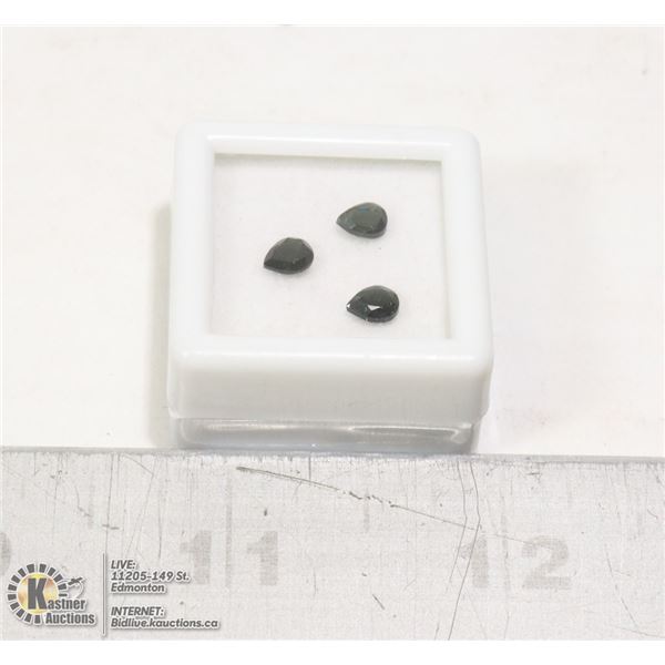 x3 TOURMALINE PEAR CUT GEMSTONES