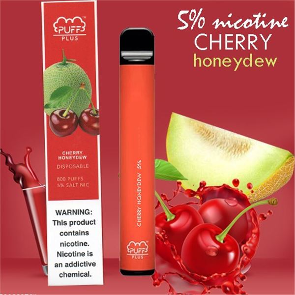 800 PUFFS PLUS E-CIGARETTE CHERRY HONEYDEW