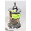 Image 1 : JAR WITH VARIOUS OLD PENNIES COLLECTION