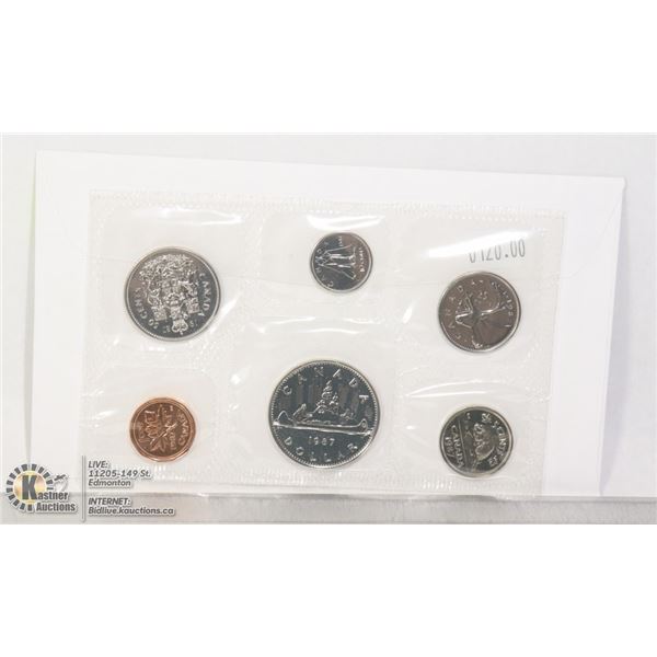 1987 ORIGINAL RCM PROOF-LIKE COIN SET