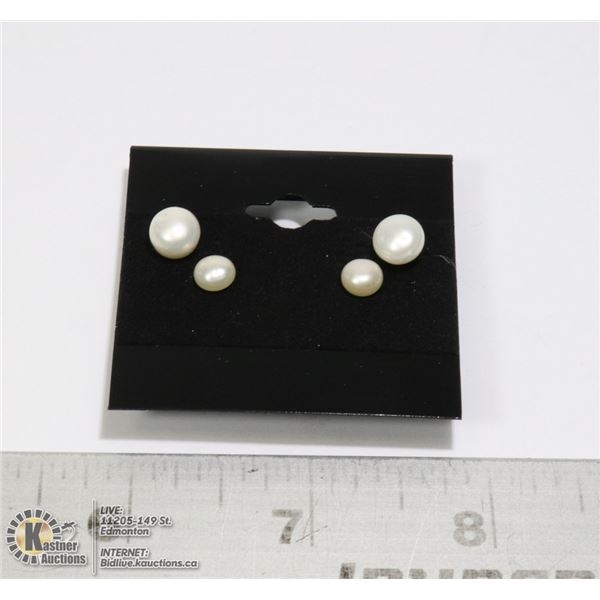 #263-FRESH WATER PEARL STUD EARRINGS 6-7mm