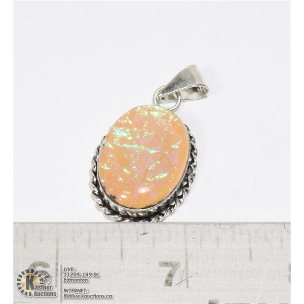 #210-AUSTRALIAN TRIPLE OPAL PENDANT