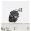 Image 1 : #235-BLACK TOURMALINE PENDANT (RAW)
