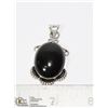 Image 1 : #150-BLACK OBSIDIAN PENDANT