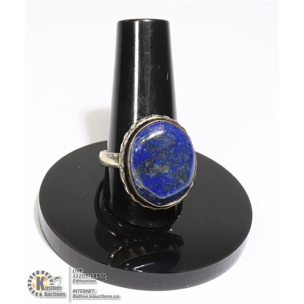 #109-LAPIZ LAZULI RING SIZE 6.5