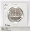 Image 1 : 1939 SILVER CANADA $1 DOLLAR COIN