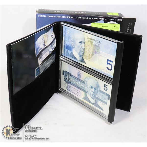2002 LASTING IMPRESSIONS BANKNOTE SET IN CASE