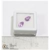 Image 1 : LOT OF 2 GENUINE AMETHYST PEAR CUT GEMS
