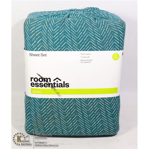 TWIN XL JERSEY SHEET SET