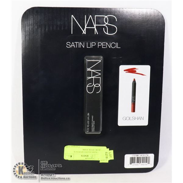 NEW NARS SATIN LIP PENCIL COLOR: GOLSHAN