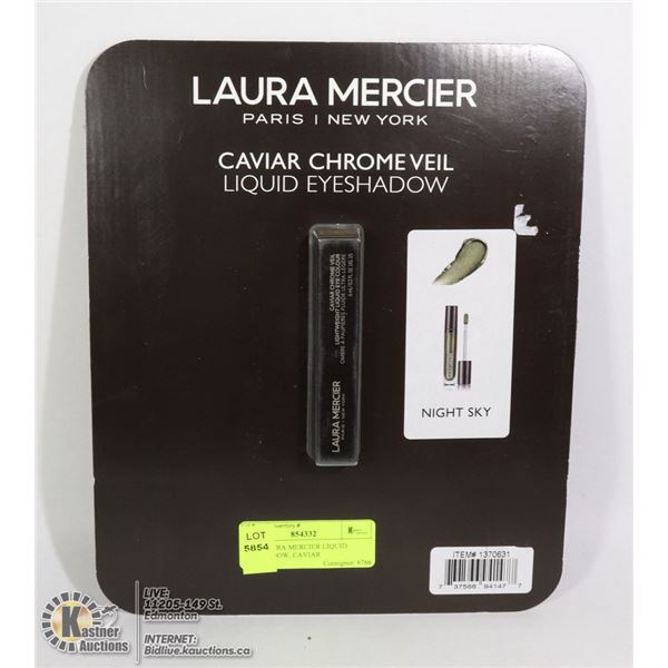 NEW LAURA MERCIER LIQUID EYESHADOW, CAVIAR