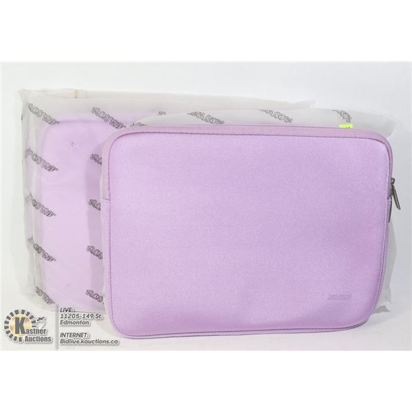 LOT OF 3 ZIP UP LAPTOP BAGS FOR LAPTOPS UP TO