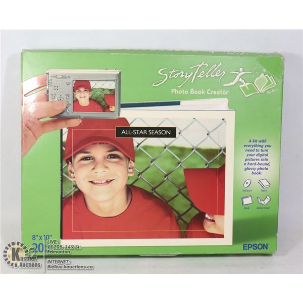 STORYTELLER PHOTO BOOK CREATOR NEW IN BOX