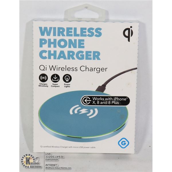 NEW GEMS QI WIRELESS PHONE CHARGER