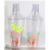 Image 1 : 2 NEW COCKTAIL SHAKER SETS WITH DRINK STIR STICKS