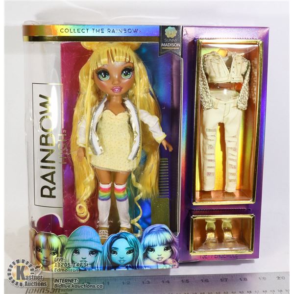 RAINBOW HIGH DOLL WITH ACCESSORIES