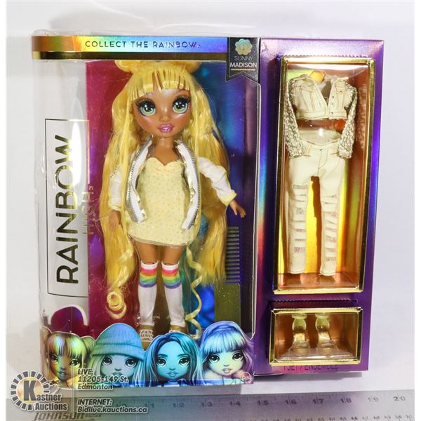 RAINBOW HIGH DOLL WITH ACCESSORIES