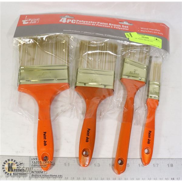 NEW 4PC PAINT BRUSH SET