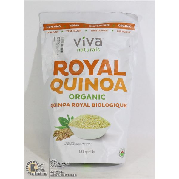 VIVA NATURALS ORGANIC QUINOA 4LB BAG