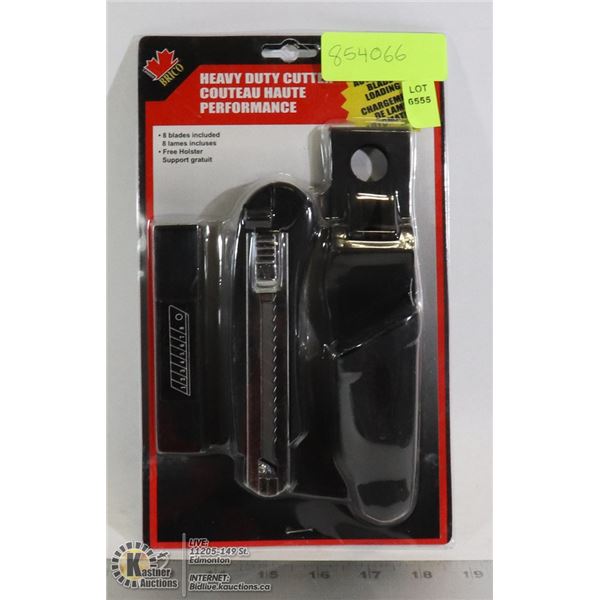 NEW HEAVY DUTY CUTTER WITH HOLDER & AUTO BLADE
