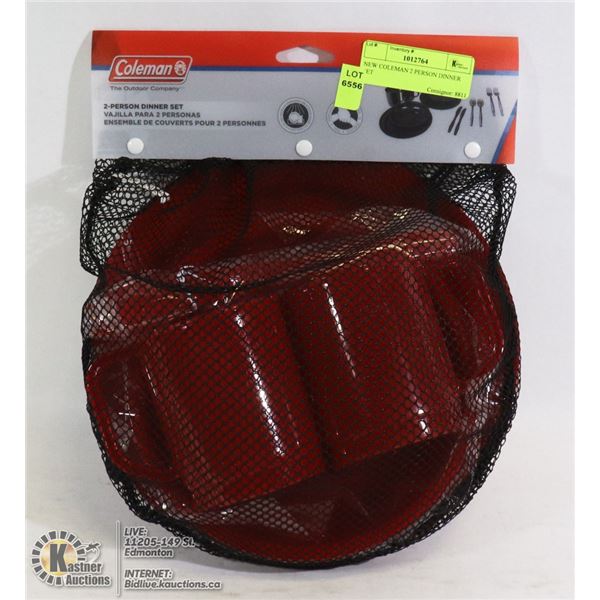 NEW COLEMAN 2 PERSON DINNER SET