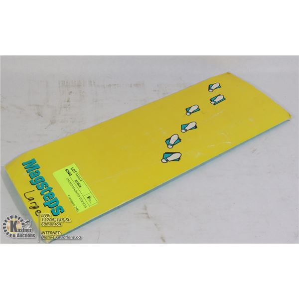 2 LARGE UNUSED MAGSTEP INSOLES
