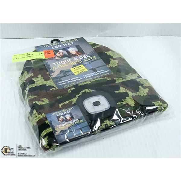 NEW CAMO PATTERN LED HATS