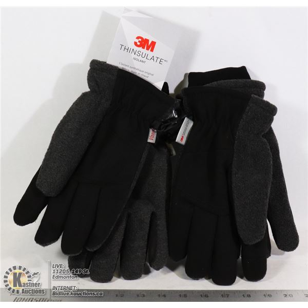 TWO PAIRS VONETA 3M THINSULATE GLOVES