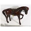 Image 1 : HAND CRAFTED LEATHER HORSE FIGURE