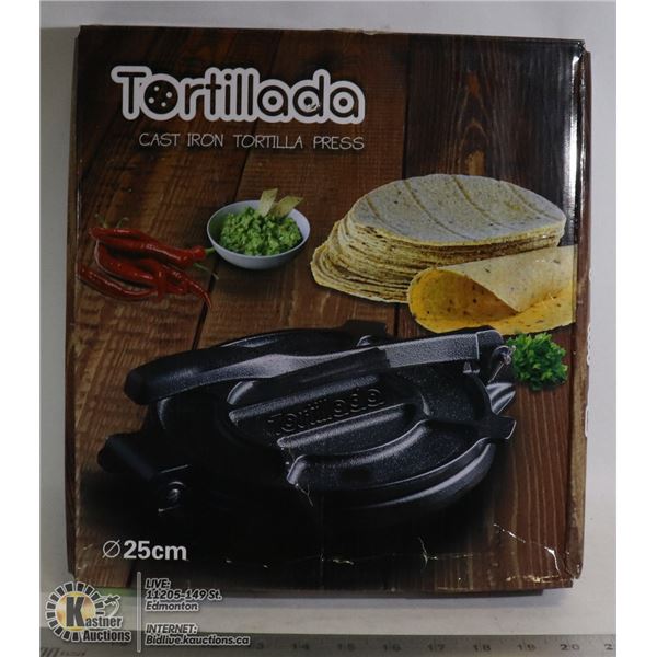 TORTILLA CAST IRON TORTILLA PRESS