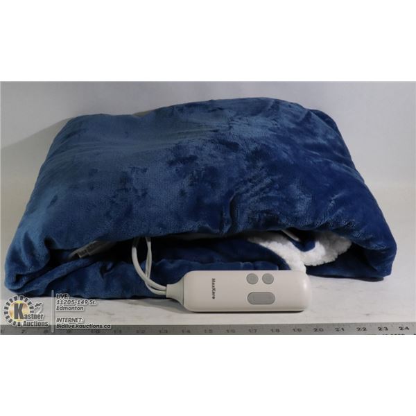 MAXKARE ELECTRIC HEATED THROW BLANKET