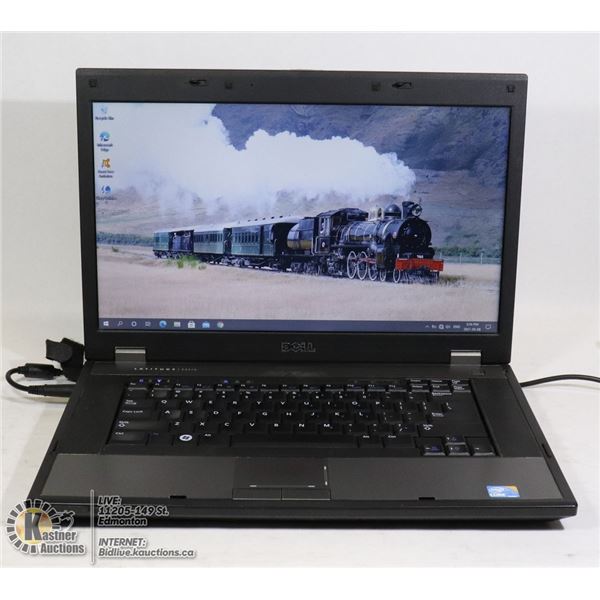 DELL i5 WINDOWS 10PRO LAPTOP WITH NEW AC CHARGER