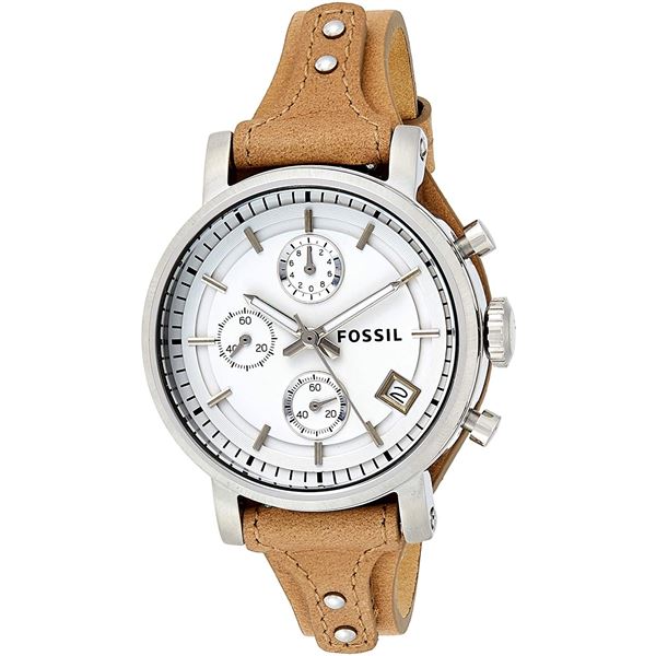 NEW FOSSIL TRIPLE CHRONO 38MM WHITE DIAL MSRP $245