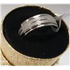 Image 1 : NEW STAINLESS STEEL RING SIZE 11 IN GOLD TONE BOX
