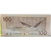 Image 2 : 1988 UNCIRCULATED CANADIAN $100 BILL