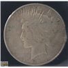 Image 1 : 1923S USA SILVER PEACE DOLLAR ALMOST 100 YEARS