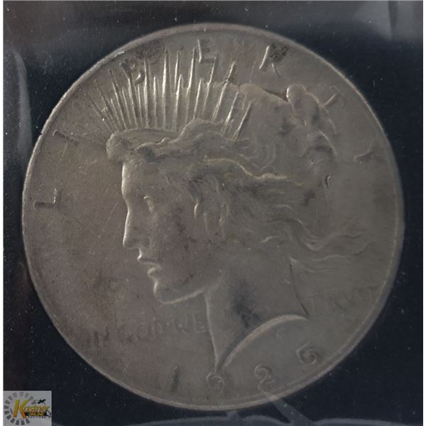1925 USA SILVER PEACE DOLLAR MINTED IN