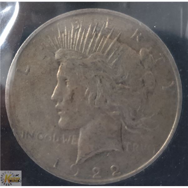 1926S USA SILVER PEACE DOLLAR. LOW MINTAGE