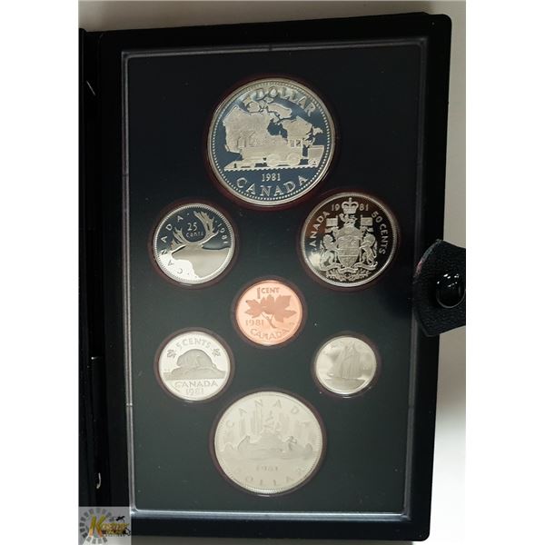 1981 PROOF DOUBLE DOLLAR COIN SET W/ SILVER DOLLAR
