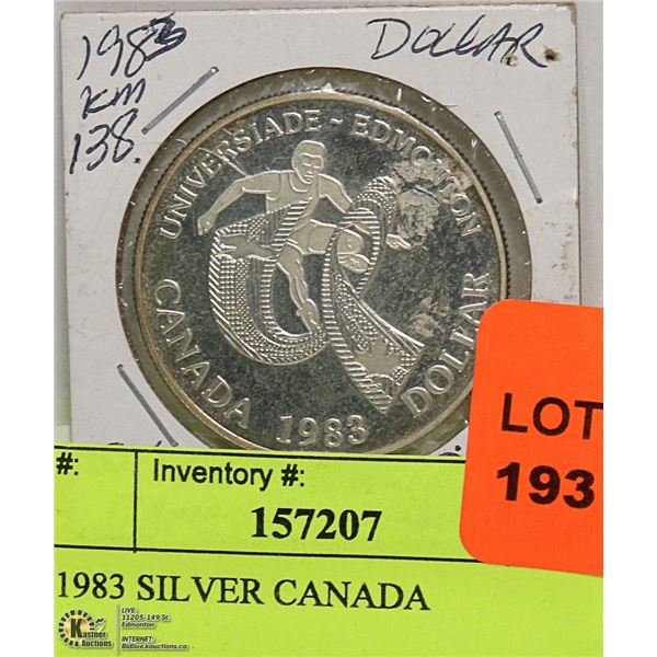 1983 CANADIAN SILVER DOLLAR