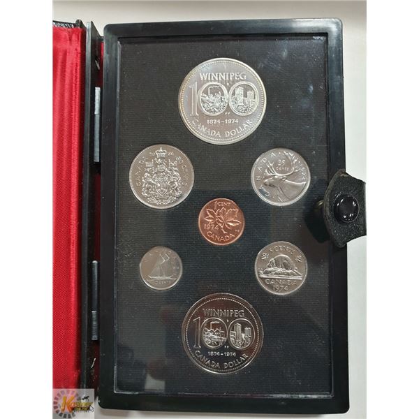 1974 WINNIPEG COMMEMORATIVE DOUBLE DOLLAR SET