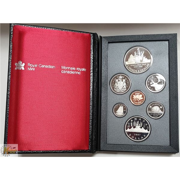1987 DAVIS STRAIT SILVER PROOF DOUBLE DOLLAR SET