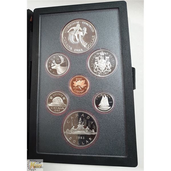1983 EDMONTON DOUBLE DOLLAR PROOF COIN SET
