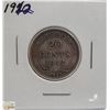 Image 1 : 1912 NEWFOUNDLAND SILVER 20 CENT COIN