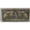 Image 1 : 1937 BANK OF CANADA $20 DOLLAR NOTE