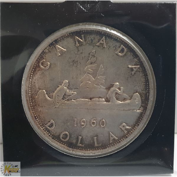MINTSTATE 1960 CANADA SILVER DOLLAR COIN