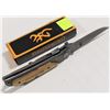 Image 2 : NEW BROWNING HEAVY DUTY FOLDING POCKET KNIFE